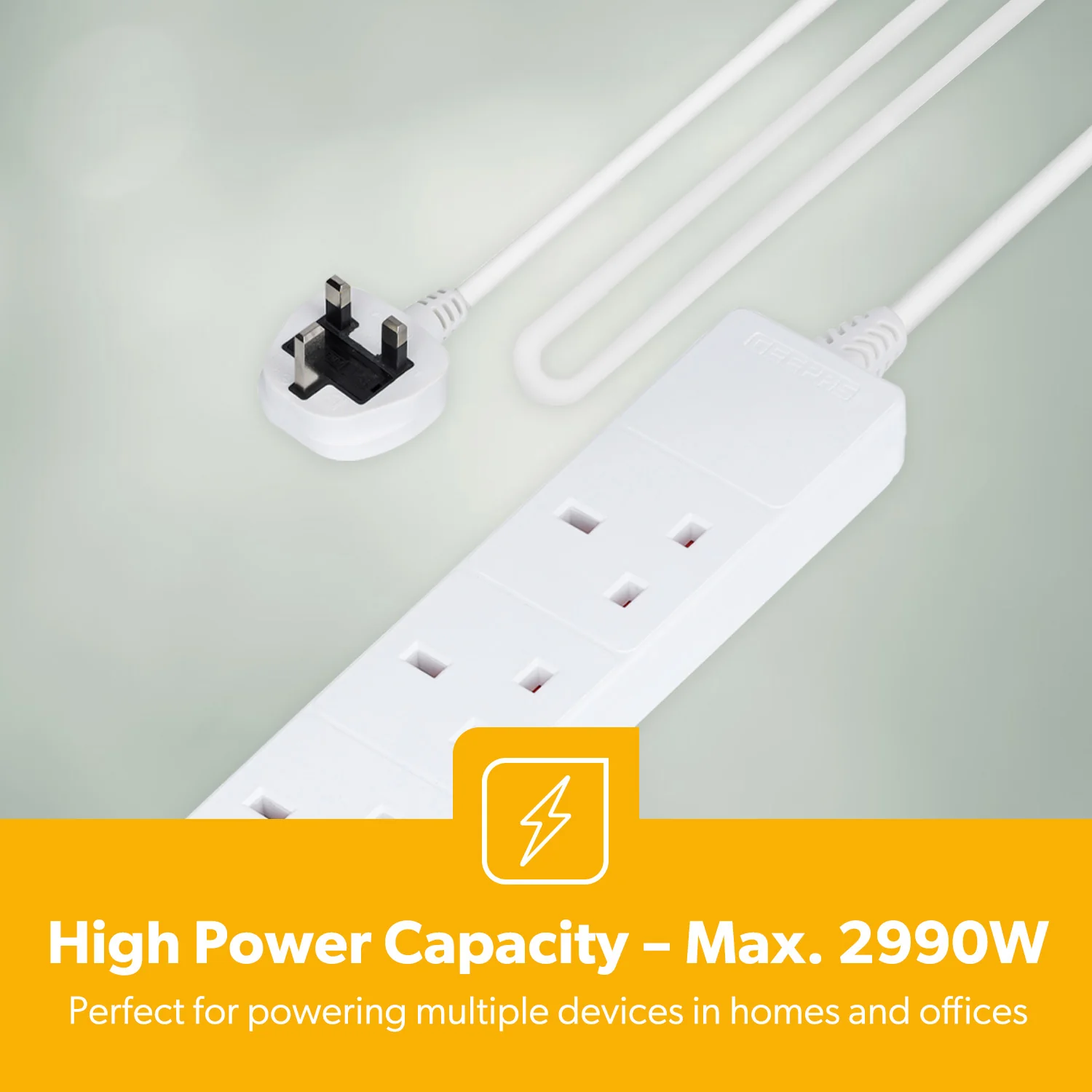4-Gang Extension Lead With Surge Protection (5-Meter) - Image 5