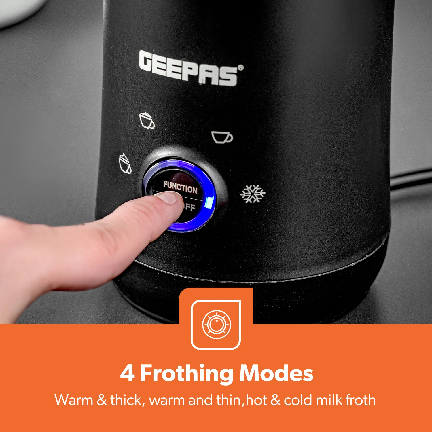 4-Setting Automatic Electric Milk Frother and Steamer - Image 4