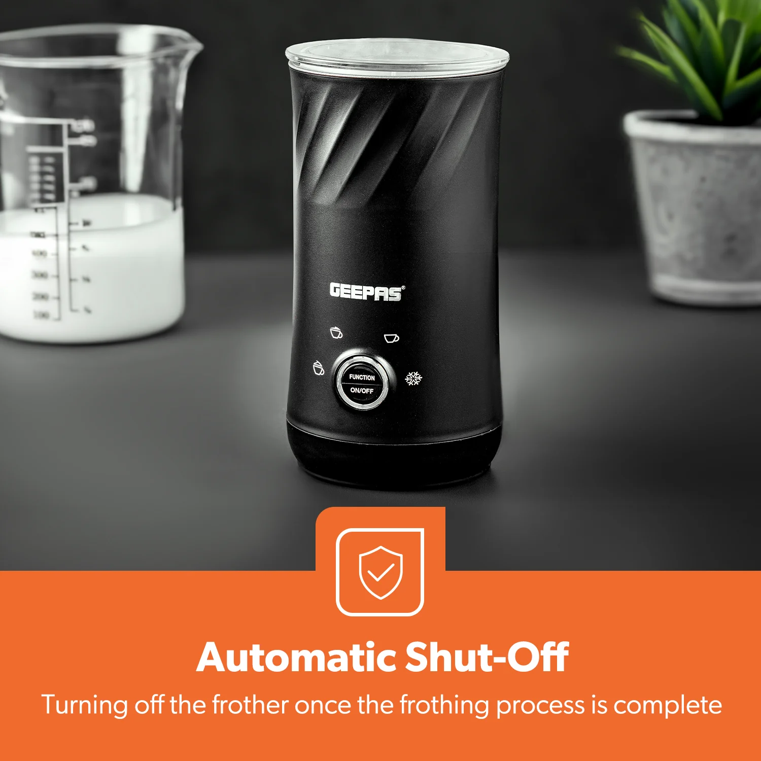 4-Setting Automatic Electric Milk Frother and Steamer - Image 5