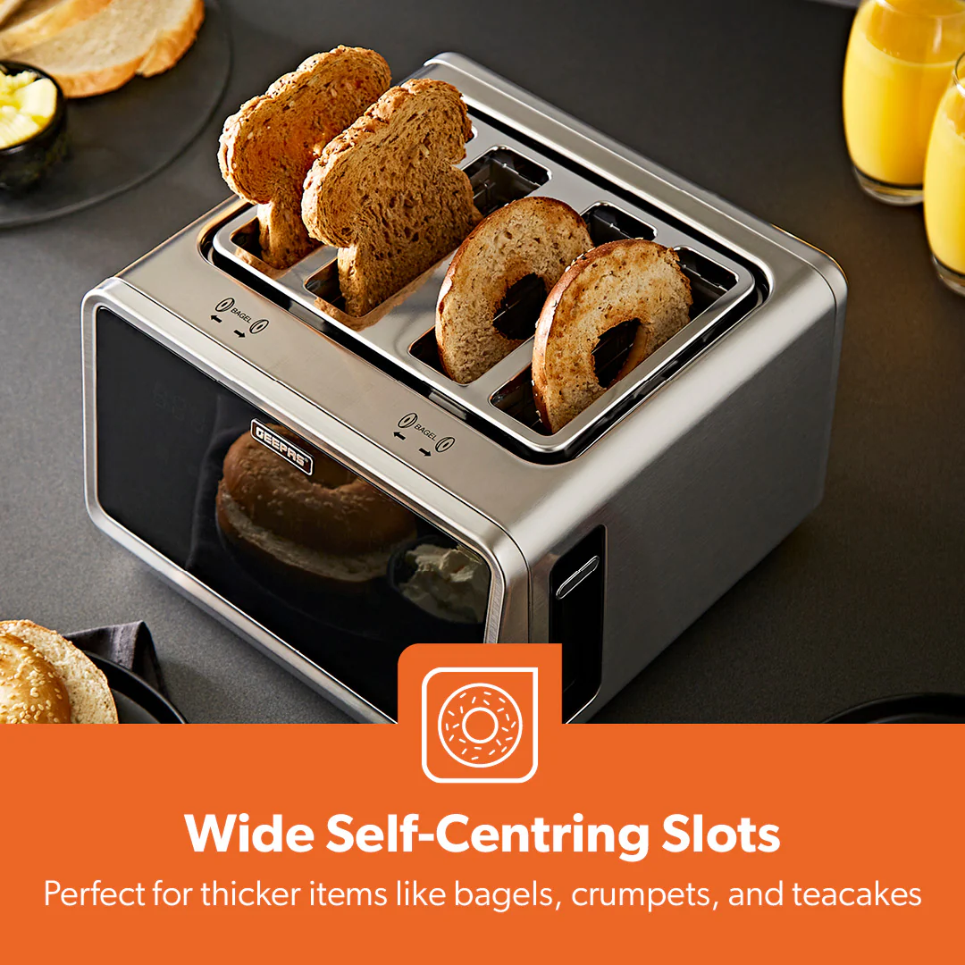 4-Silce Digital Toaster With Touchscreen Controls & Extra Wide Slots - Image 3