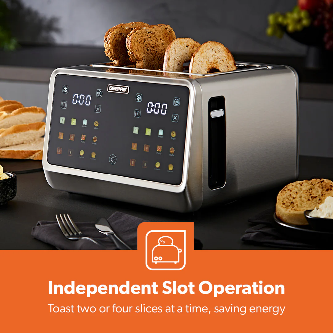 4-Silce Digital Toaster With Touchscreen Controls & Extra Wide Slots - Image 5