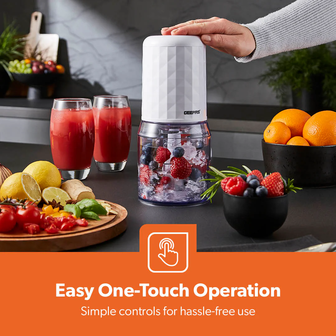 Rose Gold 500ml Mini Multi-Functional Food Processor - Image 3