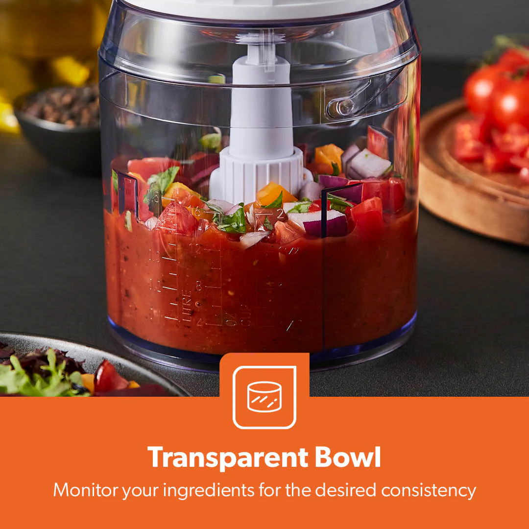 Rose Gold 500ml Mini Multi-Functional Food Processor - Image 8