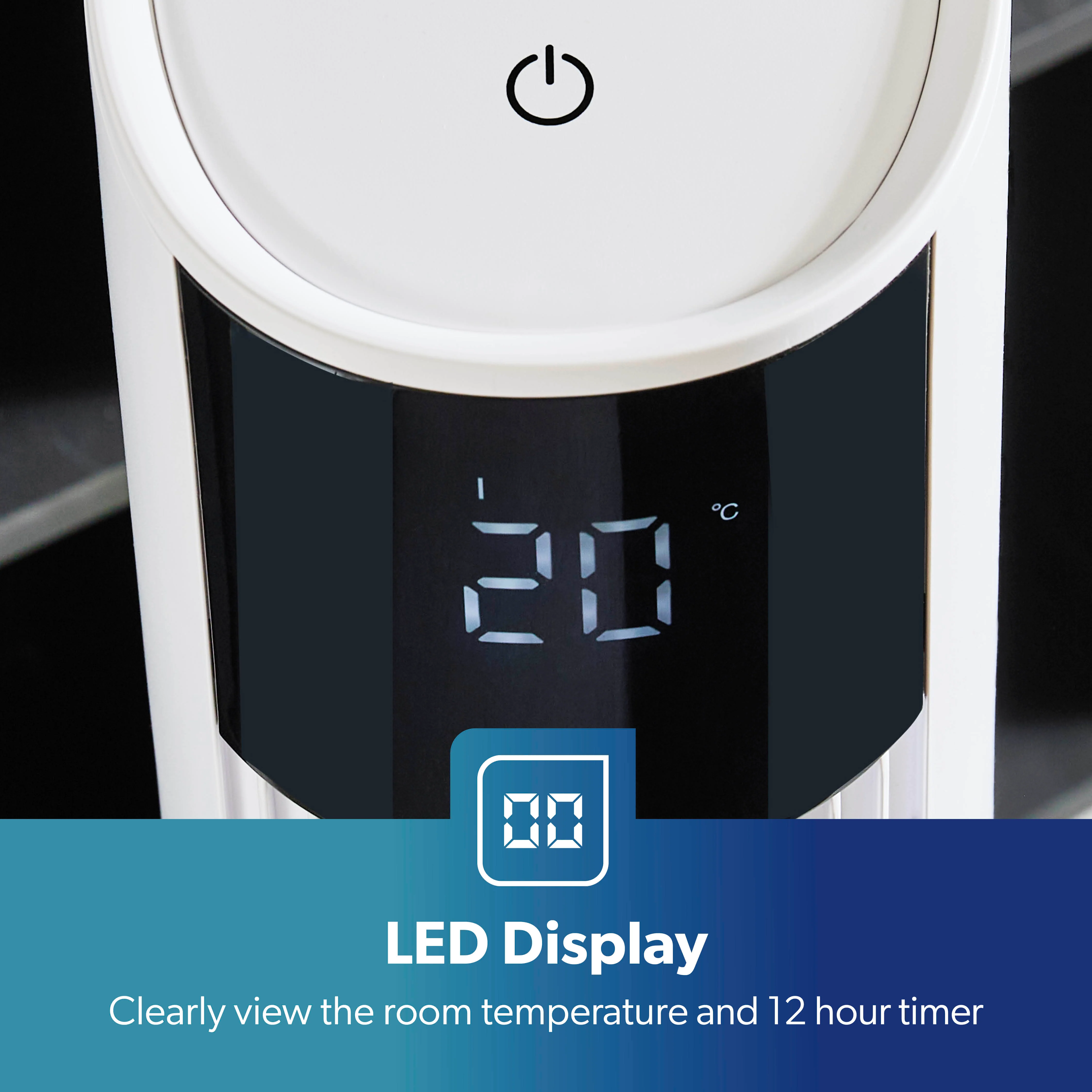 3-In-1 Air Cooler, Tower Fan and Humidifier In White 42" - Image 5