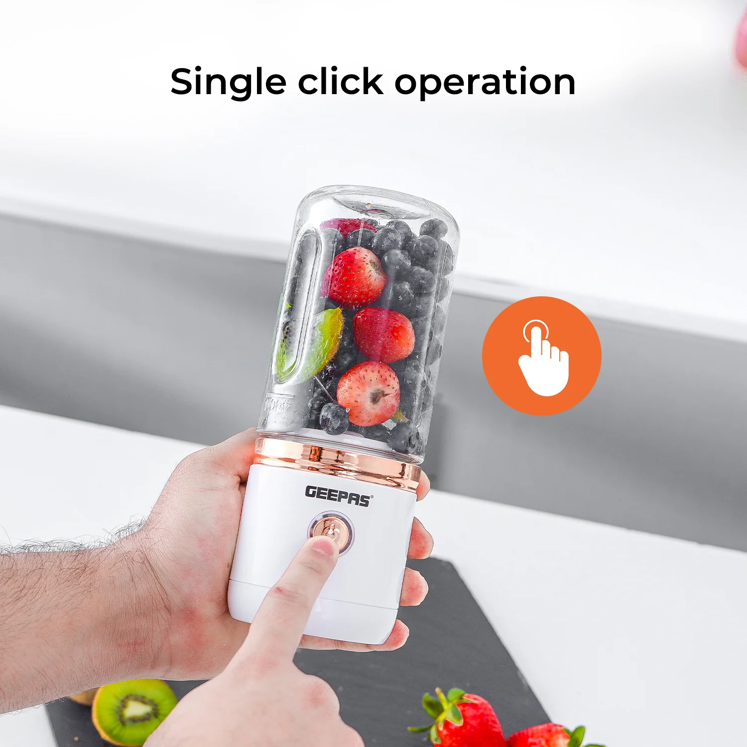 420ML Rechargeable Smoothie Maker & Mini Juicer - Image 4