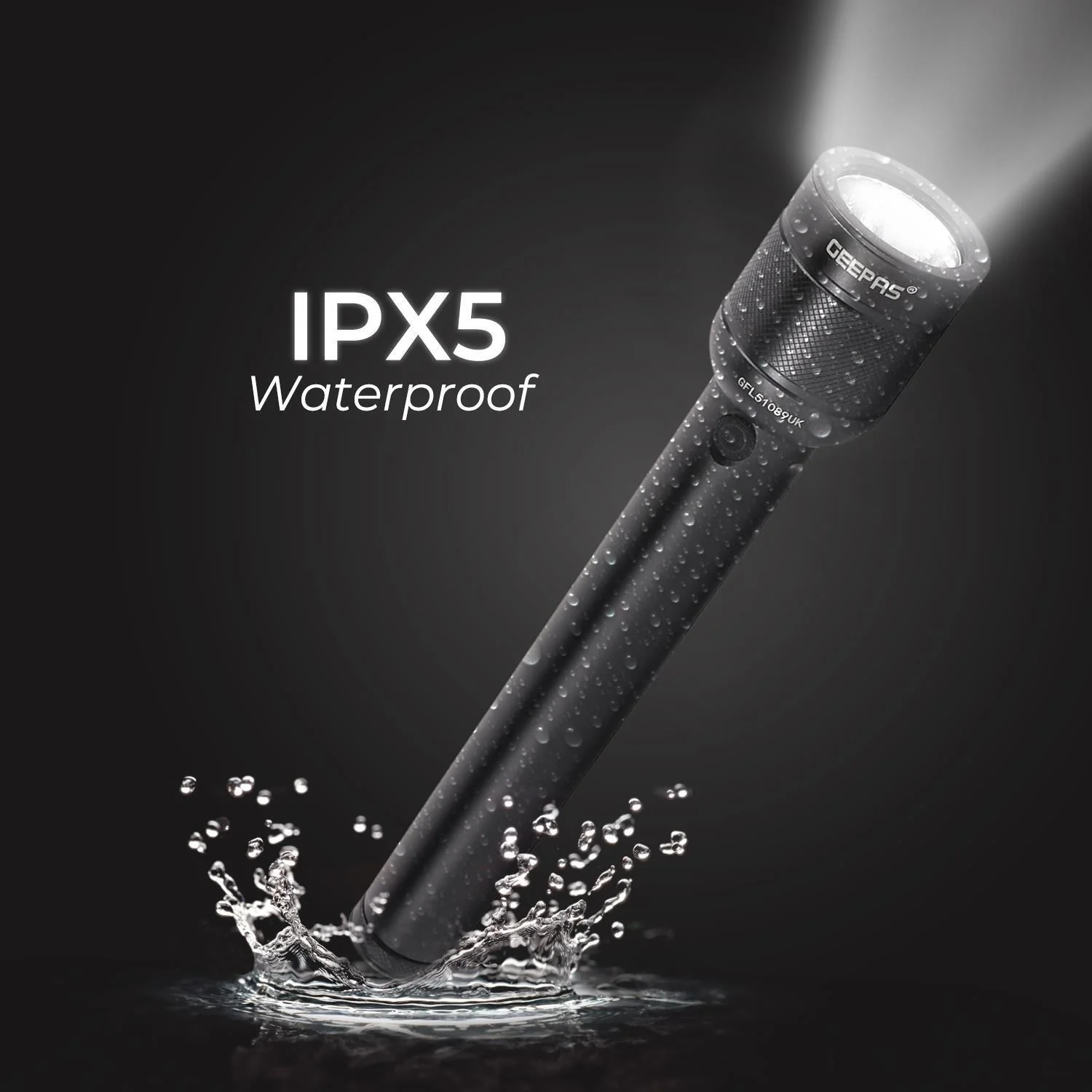 450M Range Super-Bright LED Rechargeable Flashlight - Image 3