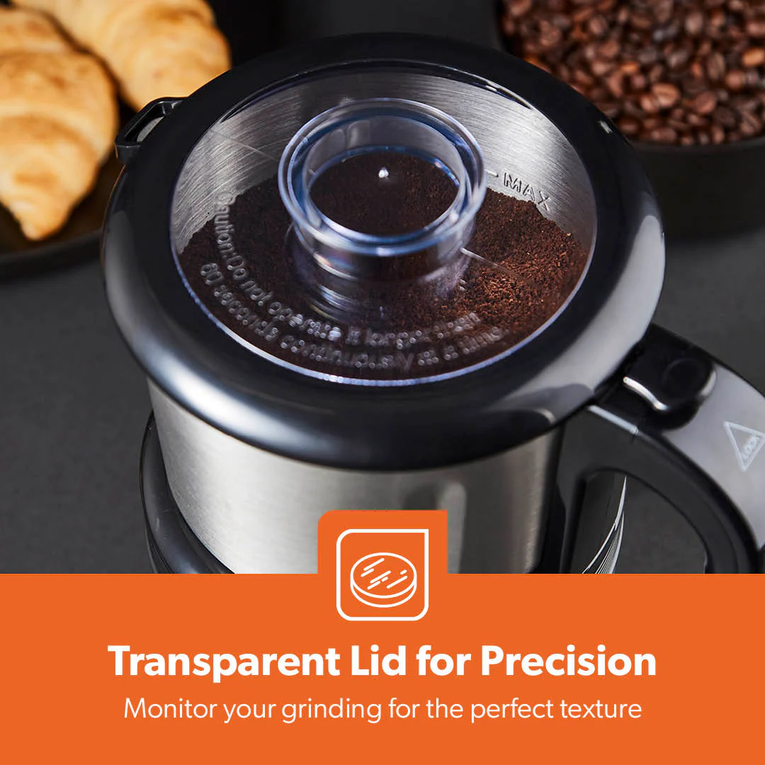 450W Electric Stainless Steel Wet & Dry Spice Grinder - Image 8
