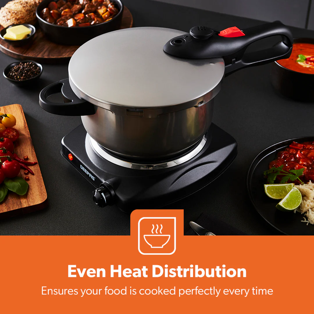 4L Stainless Steel Pressure Cooker With Quick Pressure Release - Image 6