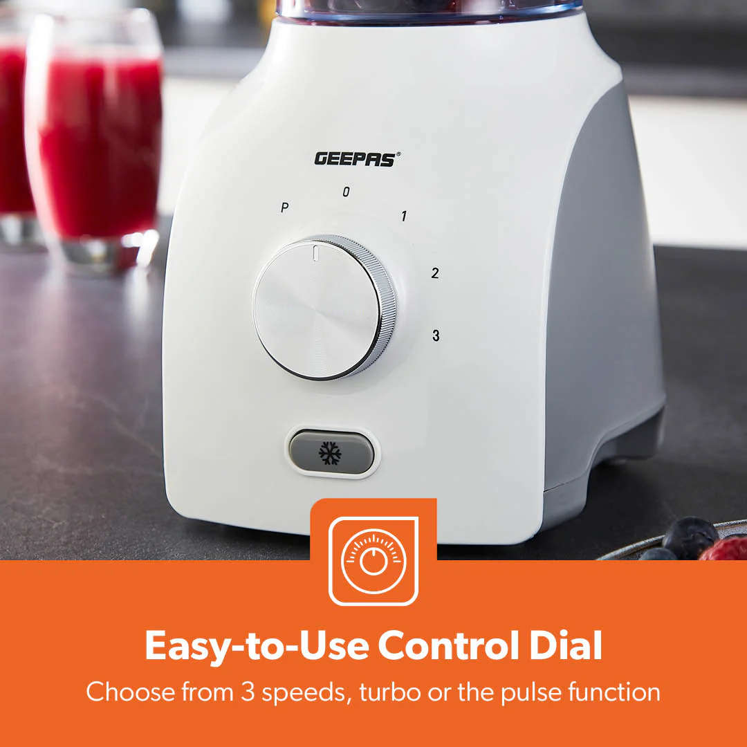 600W White Dual-Purpose Food Jug Blender With 1.8L Jar - Image 7