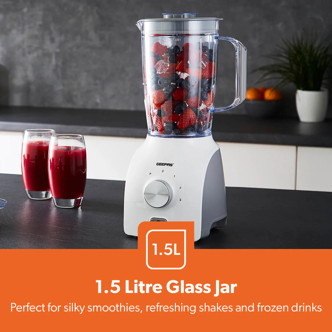 600W White Dual-Purpose Food Jug Blender With 1.8L Jar - Image 8