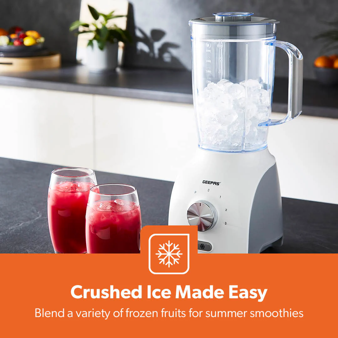 600W White Dual-Purpose Food Jug Blender With 1.8L Jar - Image 9