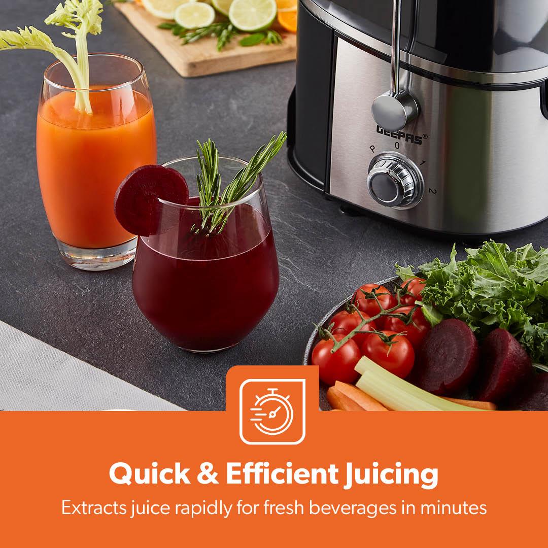 600W Electric Juicer Machine Centrifugal Fruit & Vegetable Juice Extractor - Image 3