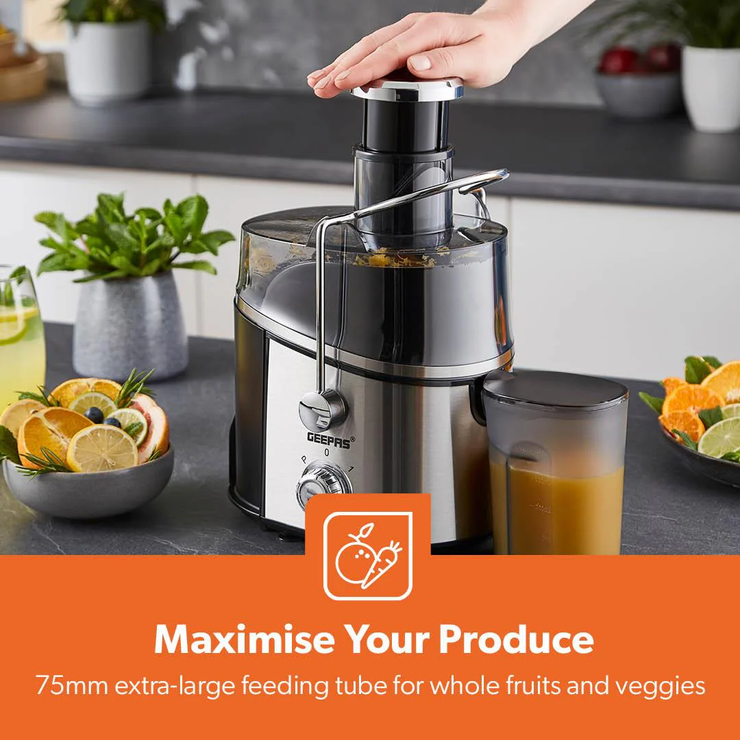 600W Electric Juicer Machine Centrifugal Fruit & Vegetable Juice Extractor - Image 4