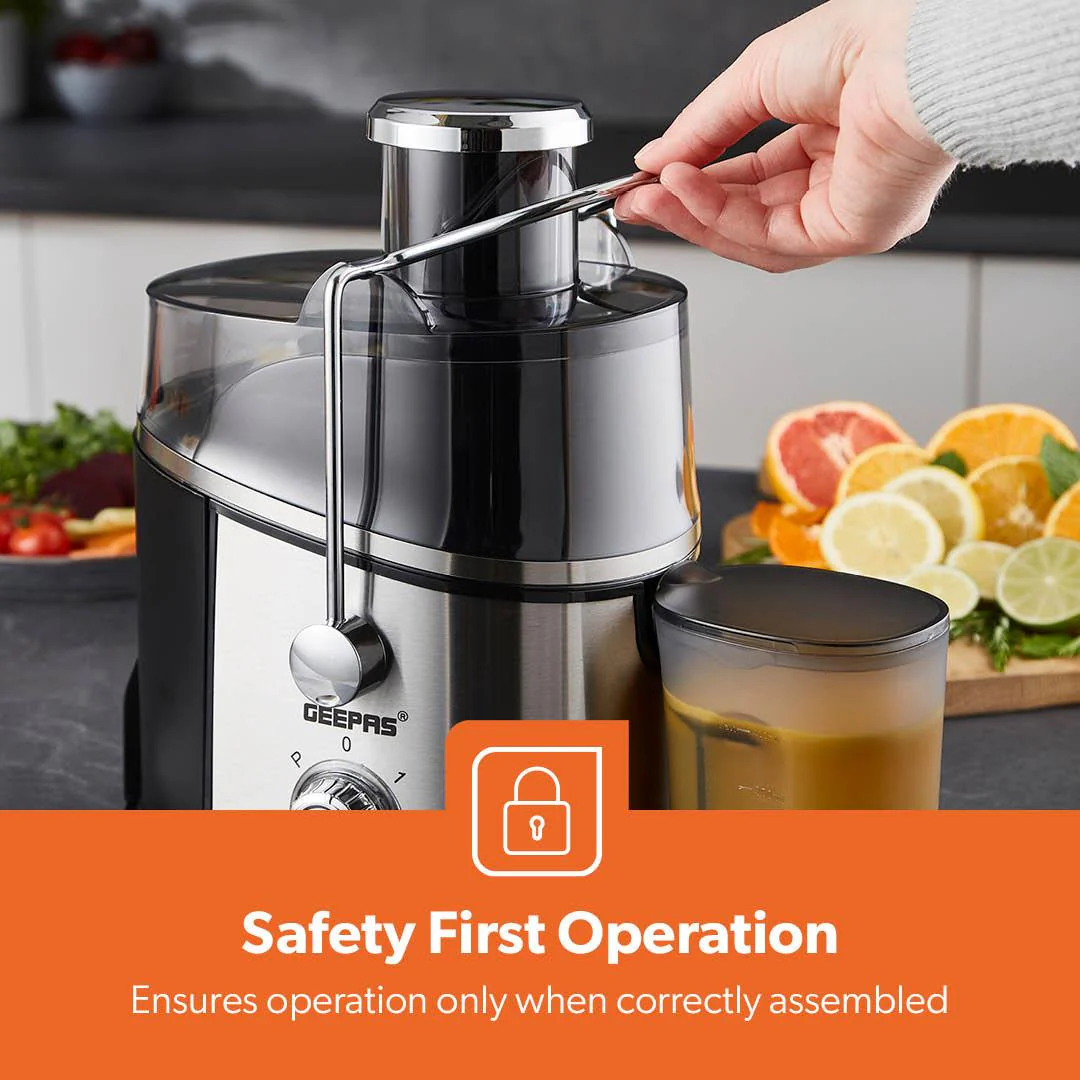 600W Electric Juicer Machine Centrifugal Fruit & Vegetable Juice Extractor - Image 7