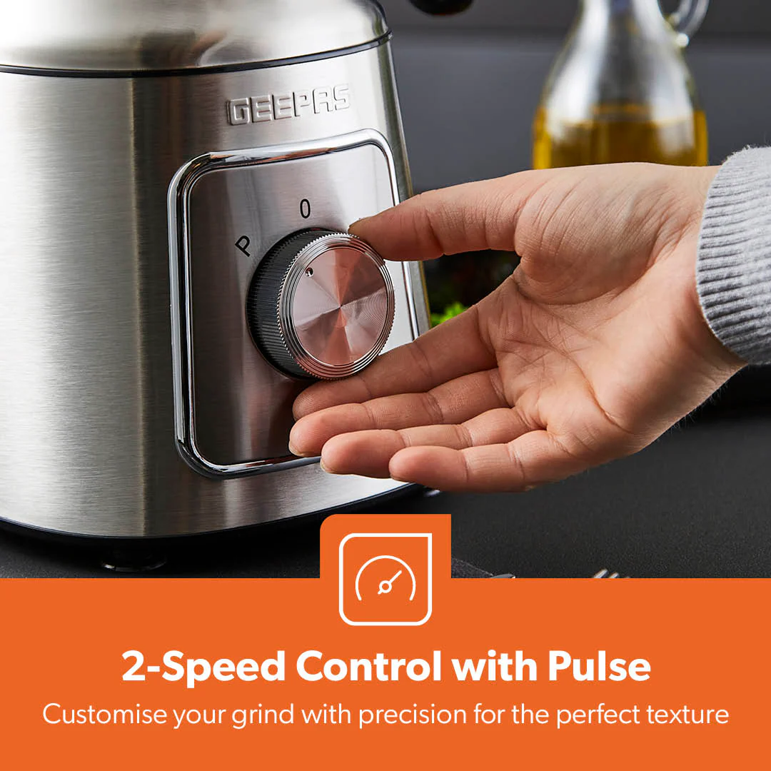 600W Stainless Steel Electric Wet & Dry Mixer Grinder - Image 8