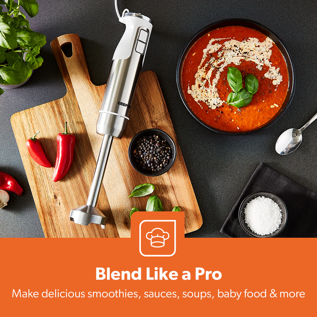 600W Two-Speed Stainless Steel Stick Blender - Image 3