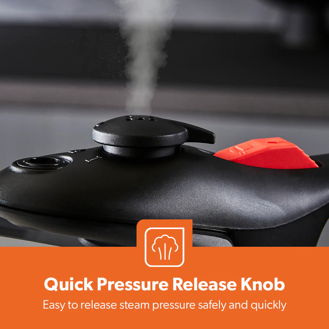 6L Stainless Steel Pressure Cooker With Quick Pressure Release - Image 10