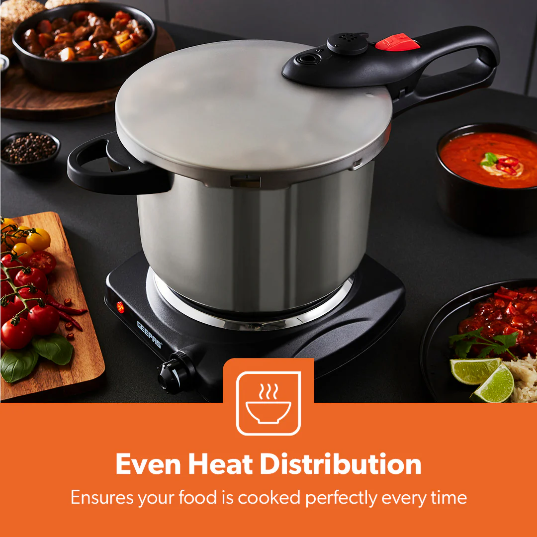 6L Stainless Steel Pressure Cooker With Quick Pressure Release - Image 7