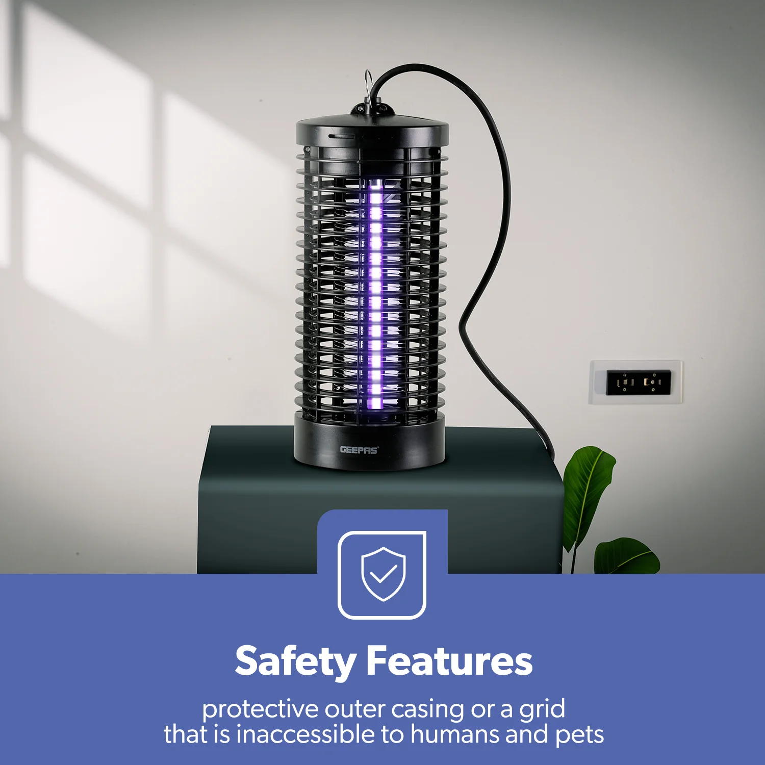 6W UV Electric Insect and Fly Zapper Indoor Bug Killer Lamp - Image 3