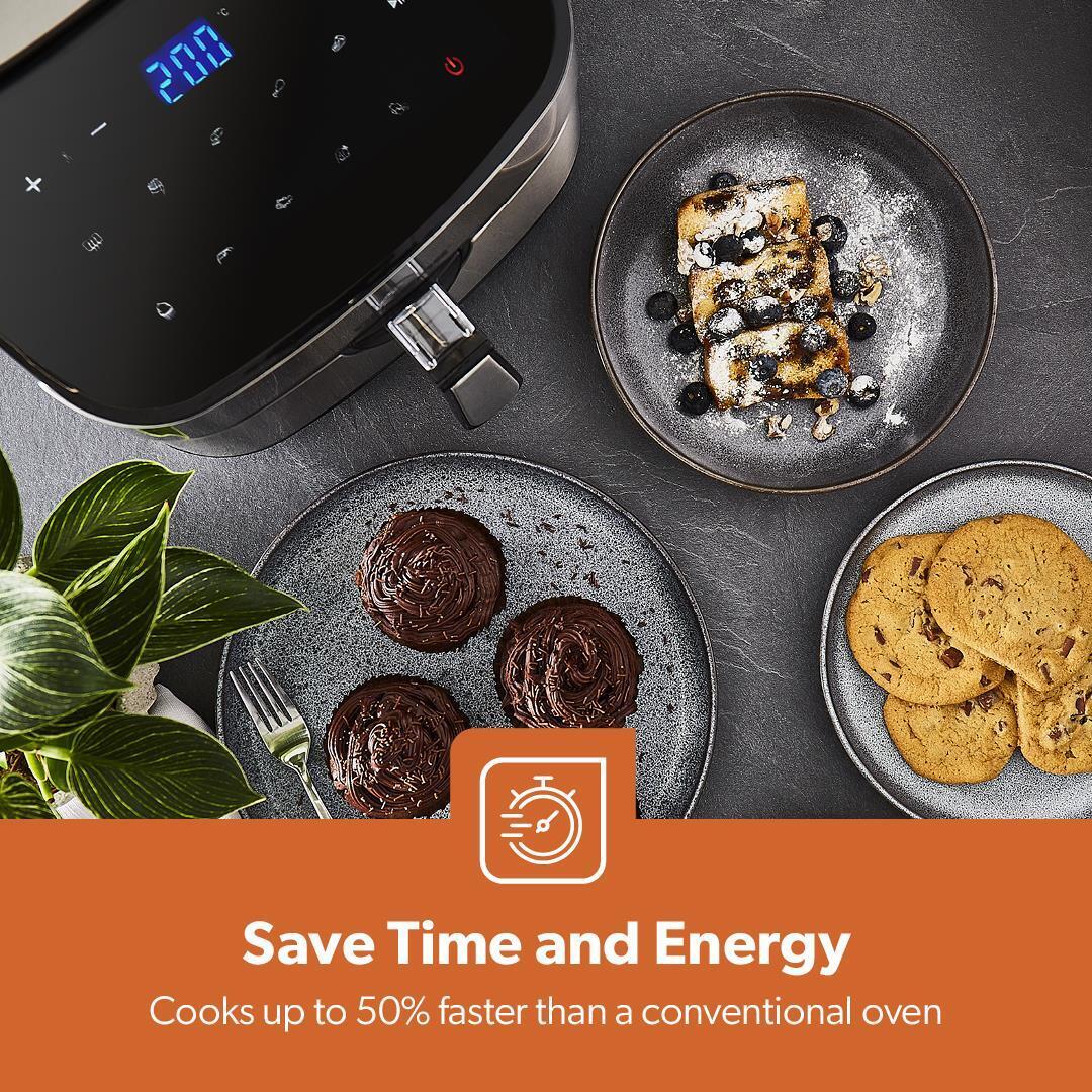 7.5L Air Fryer, 4 Slice Toaster & 1.7L Kettle Kitchen Bundle Black - Image 3