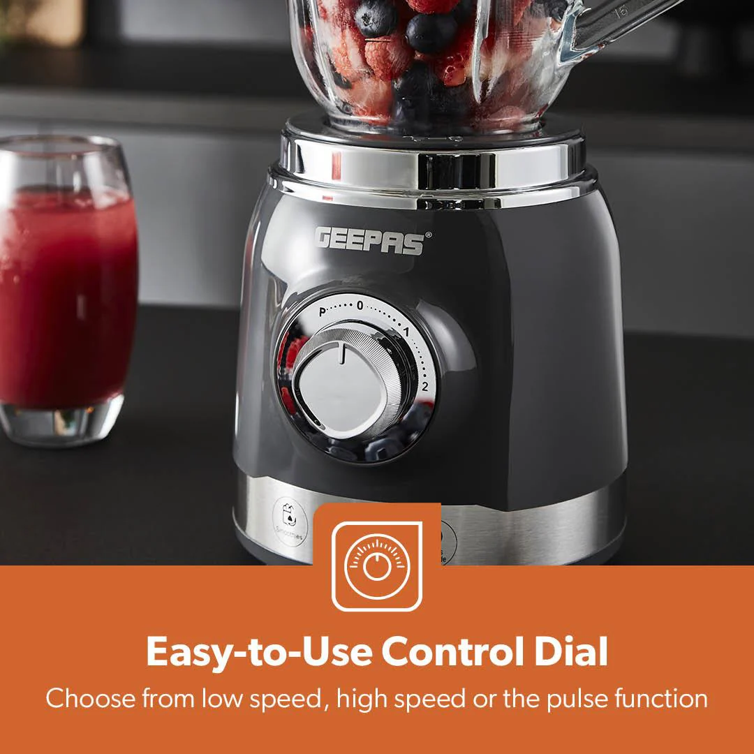 700W Retro Electric Glass Blender and Smoothie Maker - Image 6