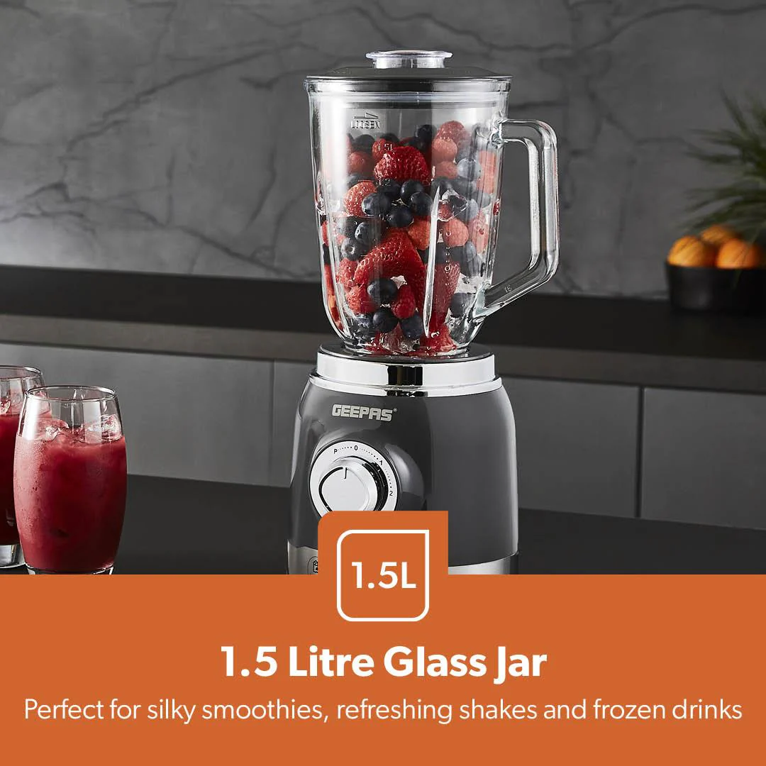 700W Retro Electric Glass Blender and Smoothie Maker - Image 7