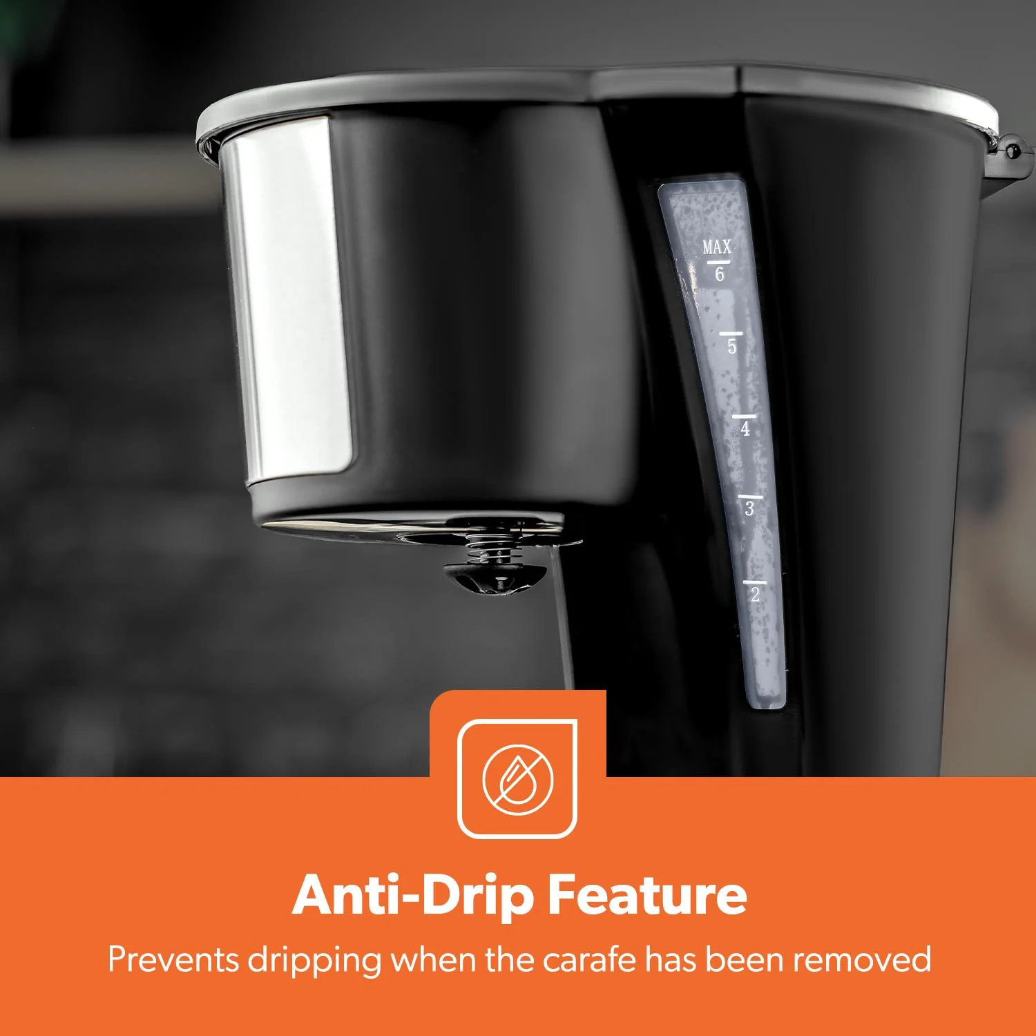 750ml Filter Coffee Maker Machine 600W & Milk Frother Set - Image 9