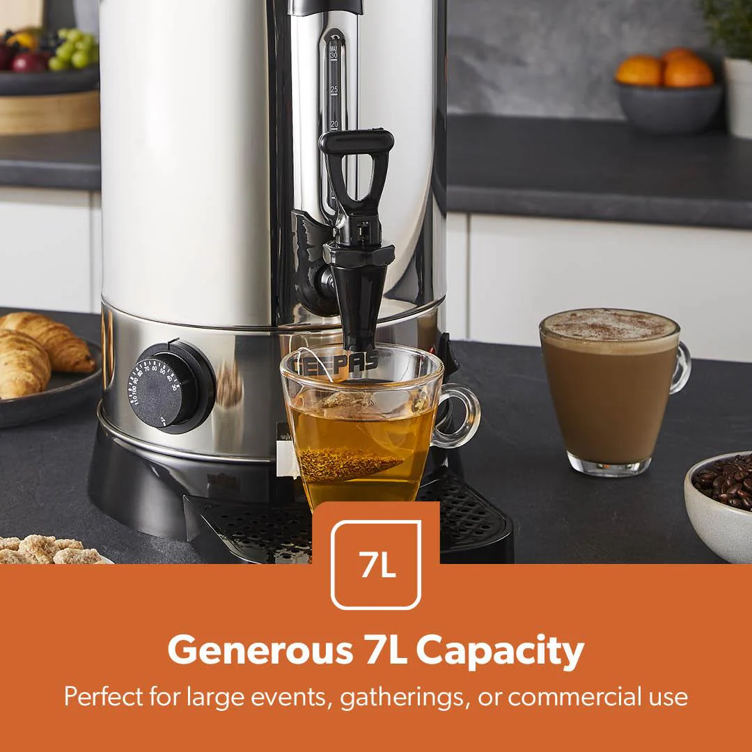 7L Electric Stainless Steel Hot Water Boiler and Catering Urn - Image 7