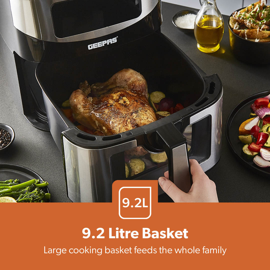 5-In-1 Large Single Basket Vortex Digital Air Fryer 9.2L - Image 6