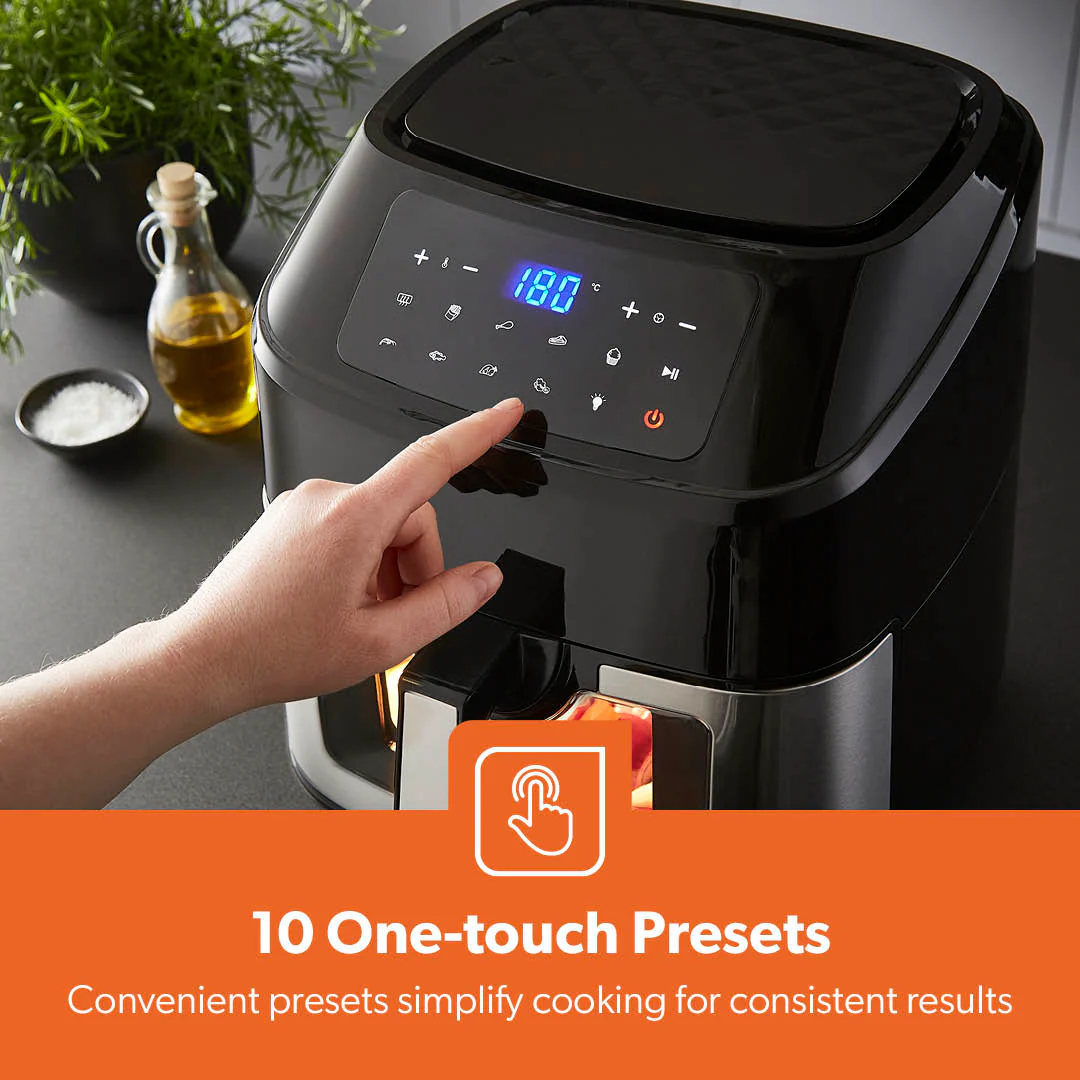9-In-1 Large Single Basket Fat-Free Vortex Air Fryer 9.2L - Image 6