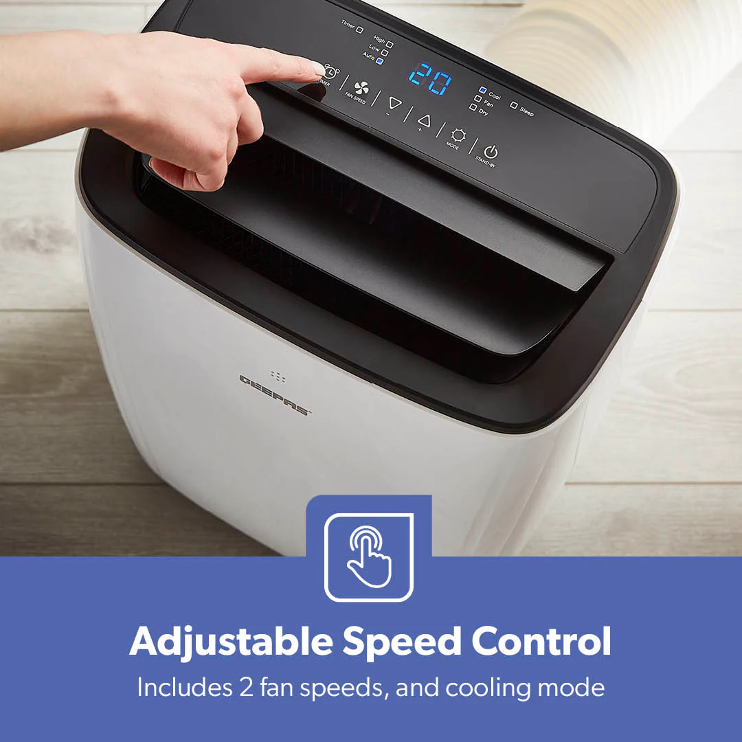 9000 BTU 4-in-1 Portable Air Conditioner with Dehumidifier - Image 8