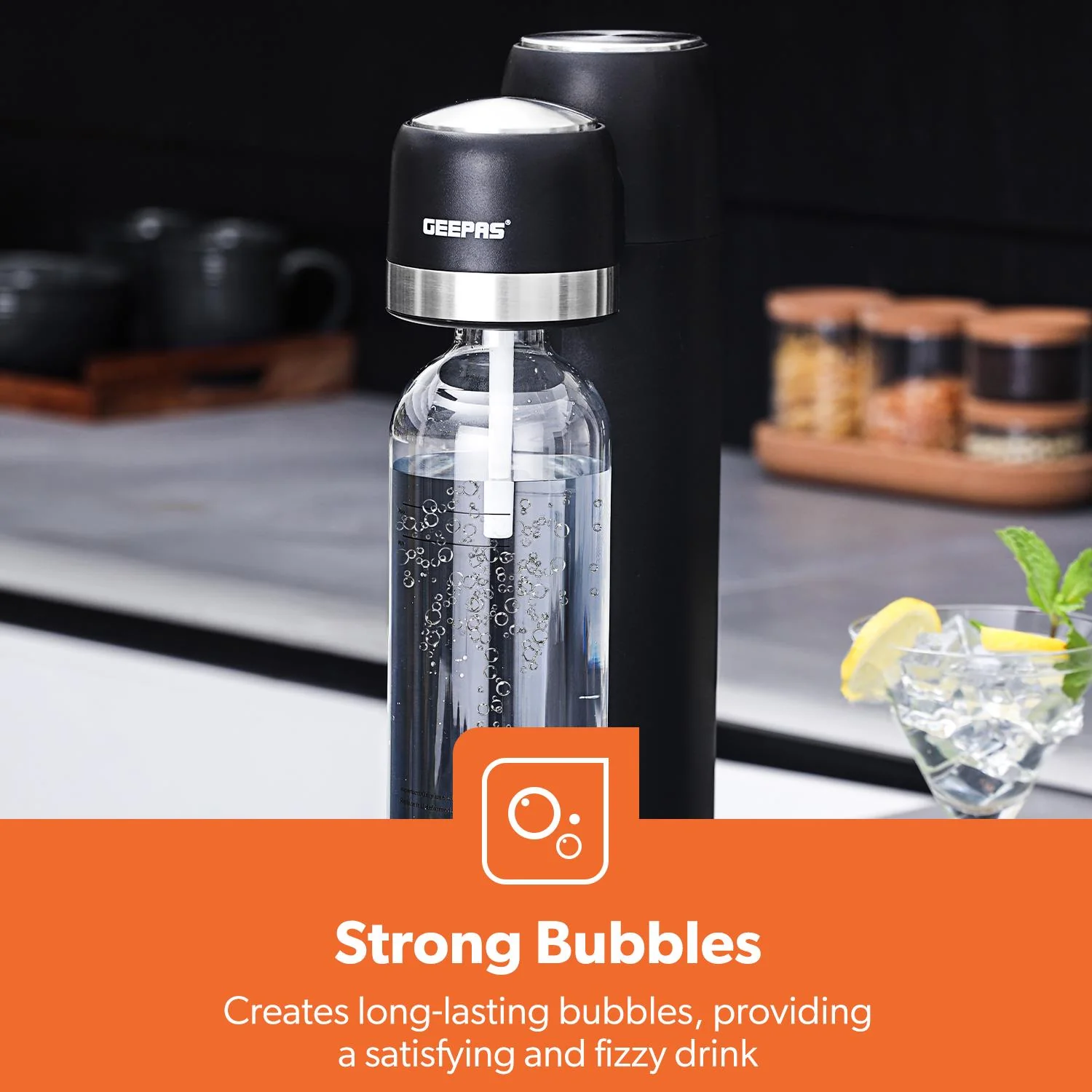 900ml Water Carbonator Soda Maker With Bottle - Image 7