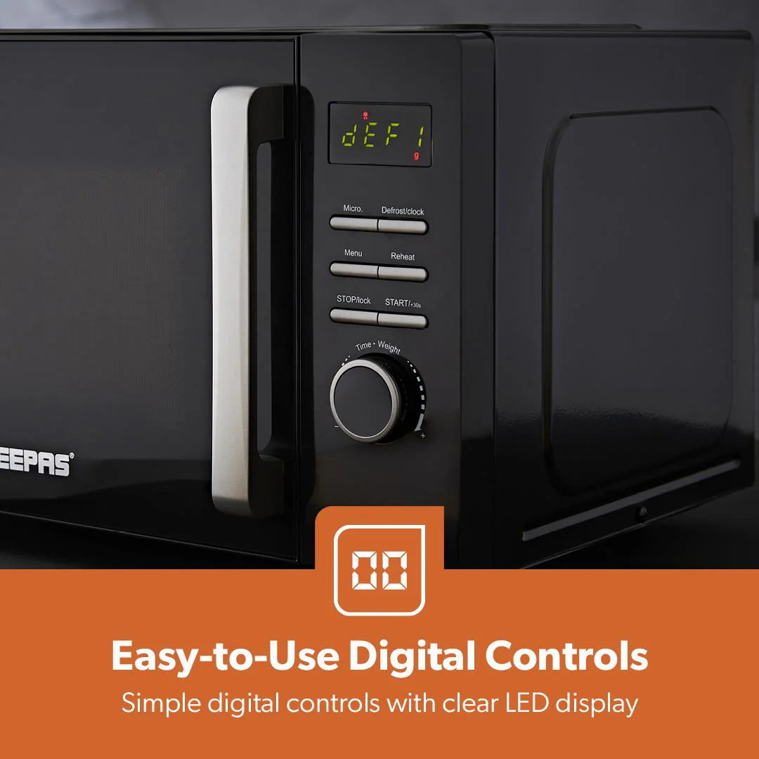 Arcus 23L Digital Microwave Oven, 1.7L kettle & 4-Slice Toaster Set - Image 10
