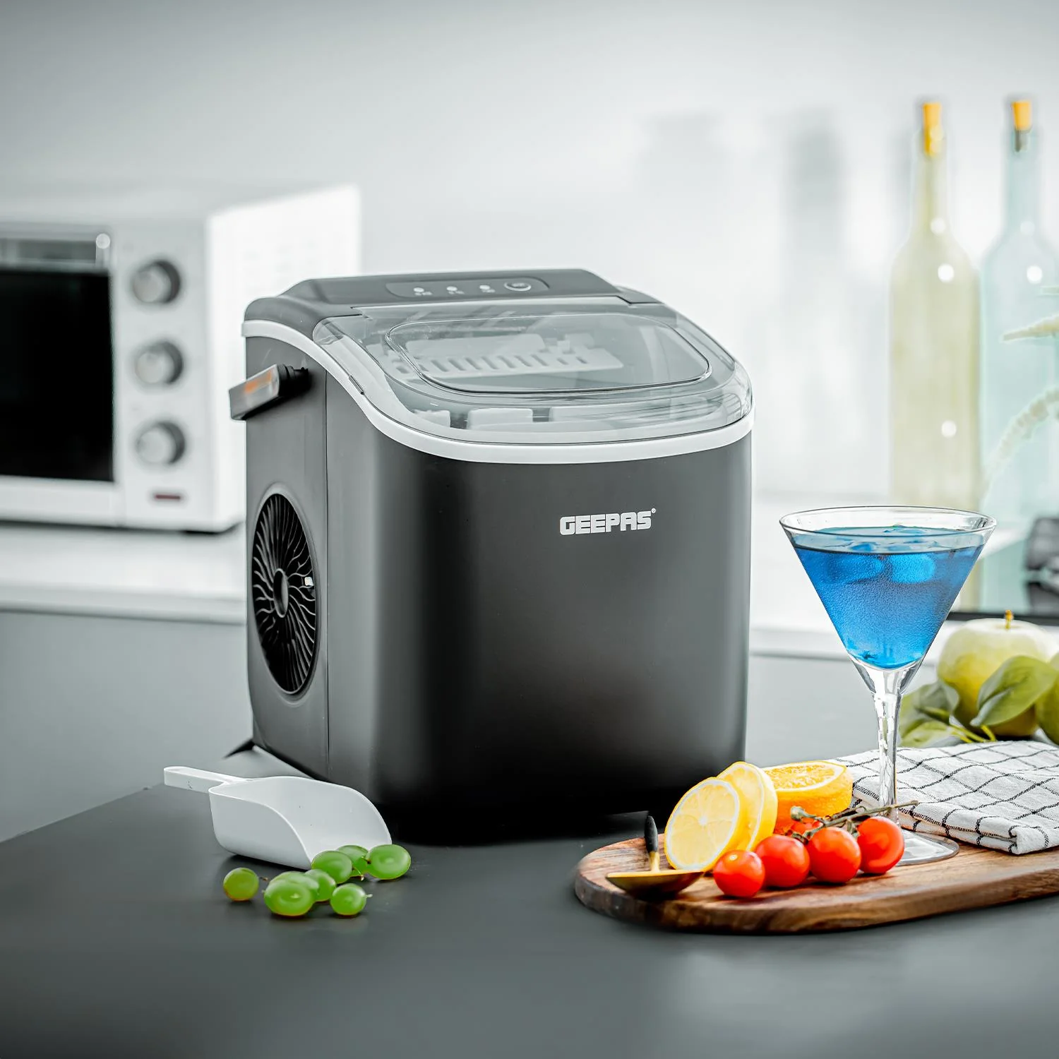 12kg Ice Cube Maker with Scoop & Removable Basket - Image 2