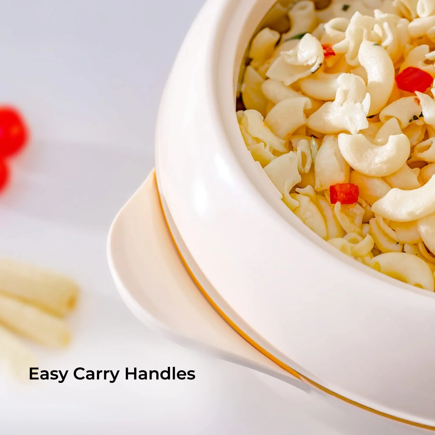 3.5L Beige Casserole Hot Pot Food Warmer With Lid - Image 5