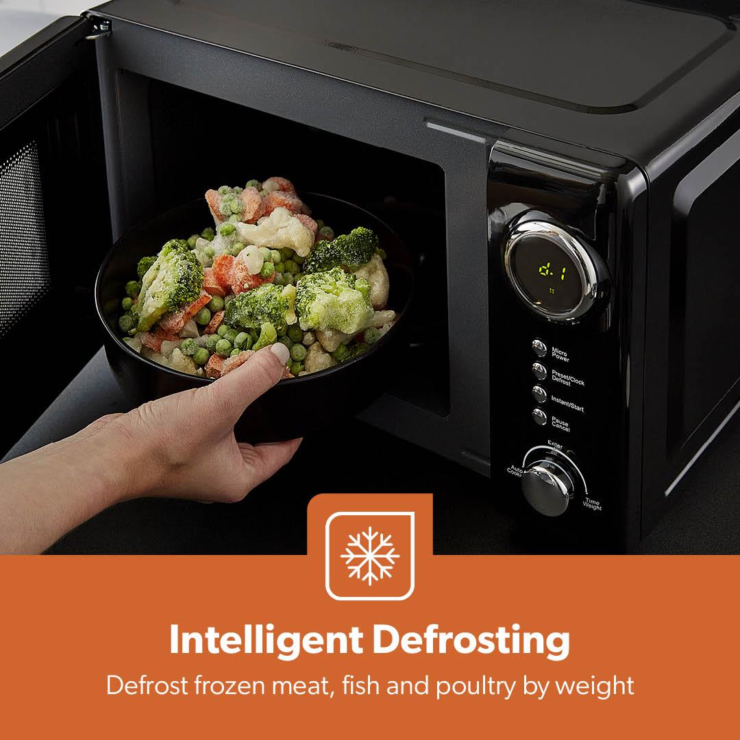 Black 20 Litre Lyth Digital Microwave Oven - Image 5