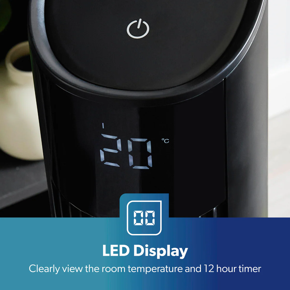 3-In-1 Air Cooler, Tower Fan and Humidifier In Black - Image 8