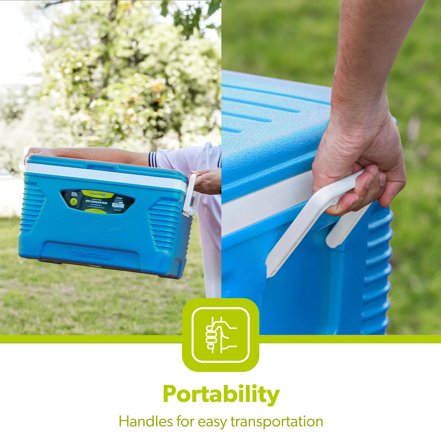 Blue 4-Piece Insulate Ice Cooler Box Set (5L, 14L, 32L, 62L) - Image 5