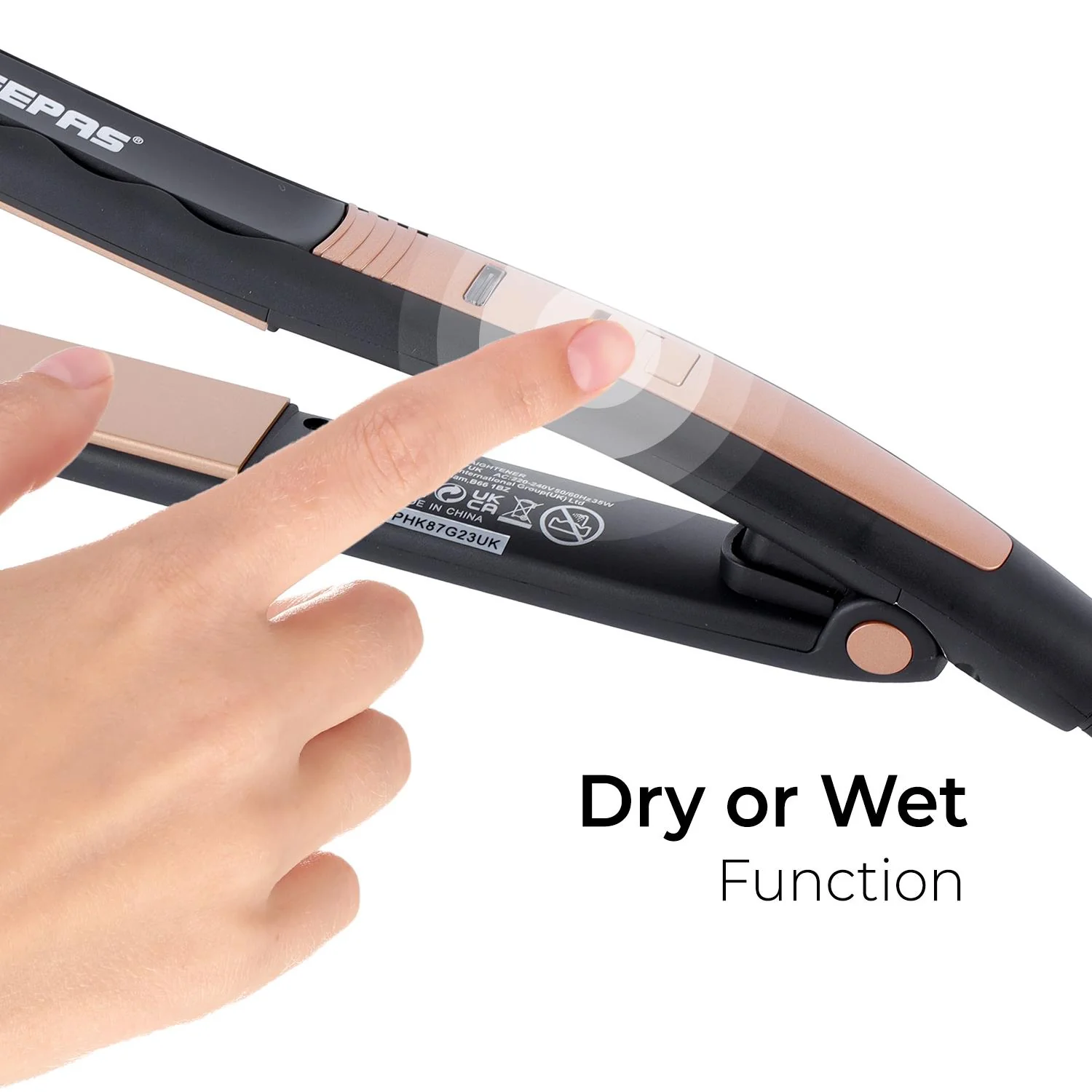 Ceramic Hair Straighteners With Adjustable Temperature and Swivel Cord - Image 7