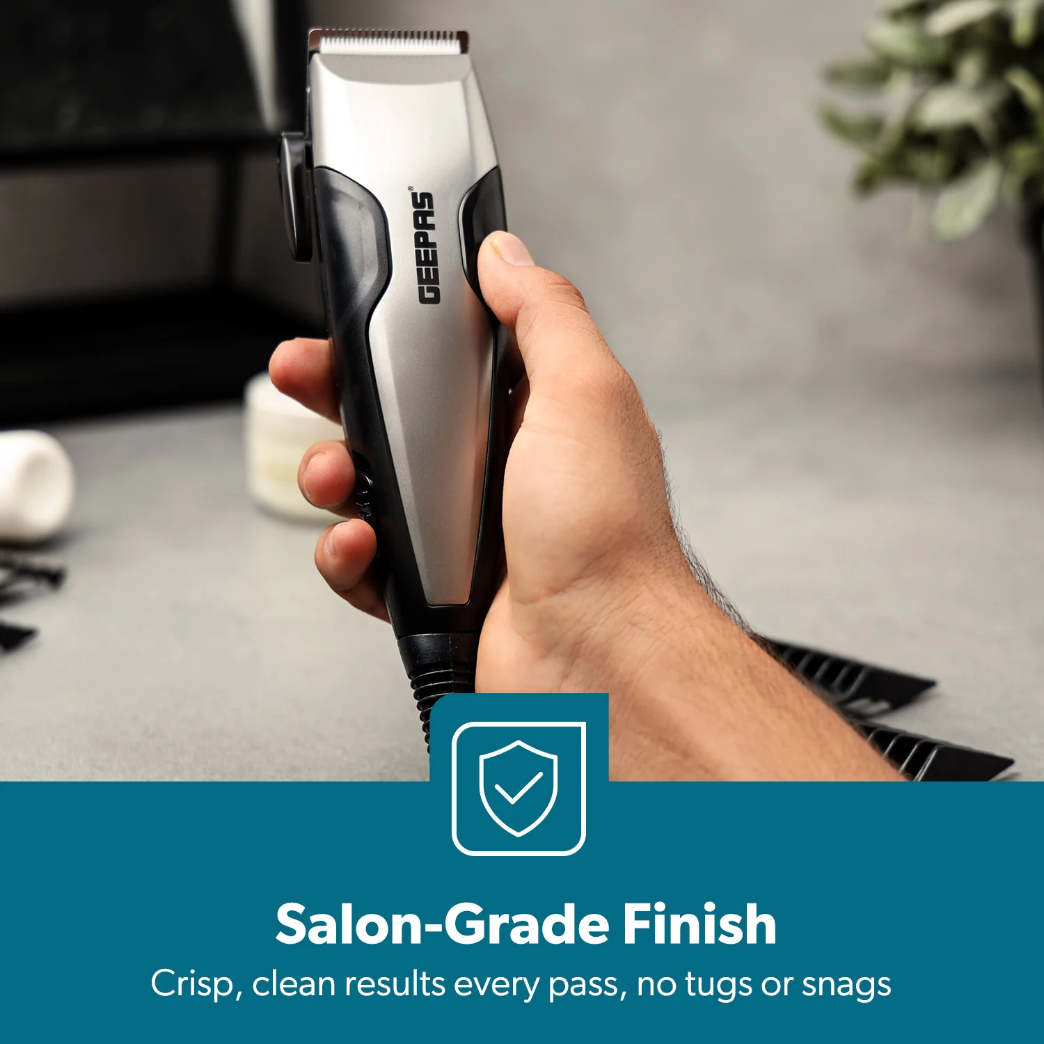 Corded Electric Hair Clipper Set - Image 4