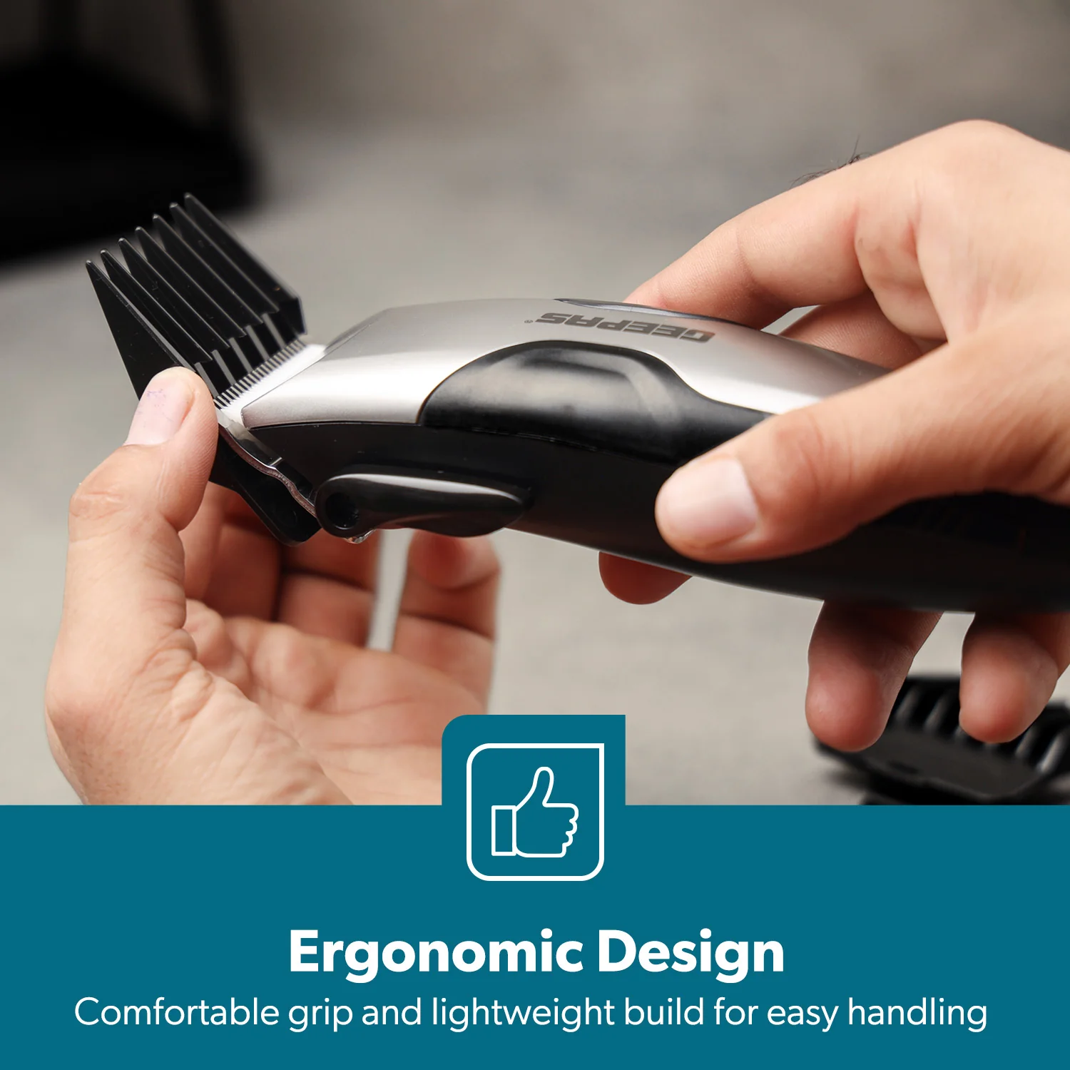 Corded Electric Hair Clipper Set - Image 7