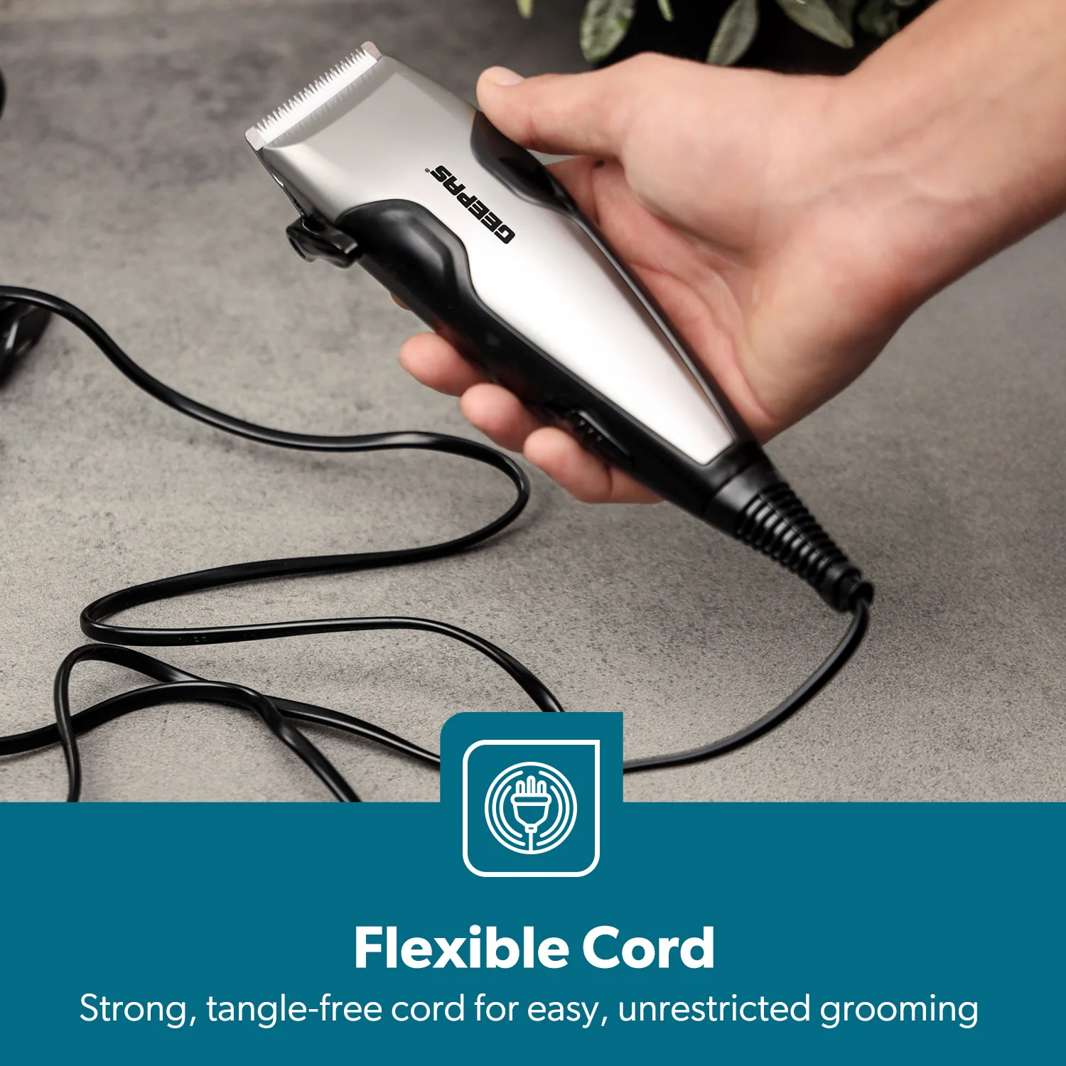 Corded Electric Hair Clipper Set - Image 8