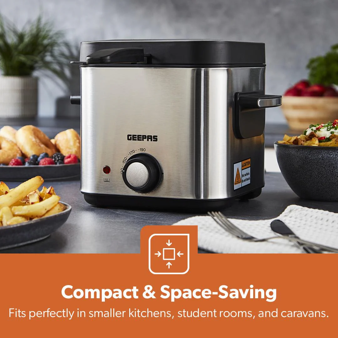 1.5L Stainless Steel Deep Fat Fryer With Viewing Window - Image 9