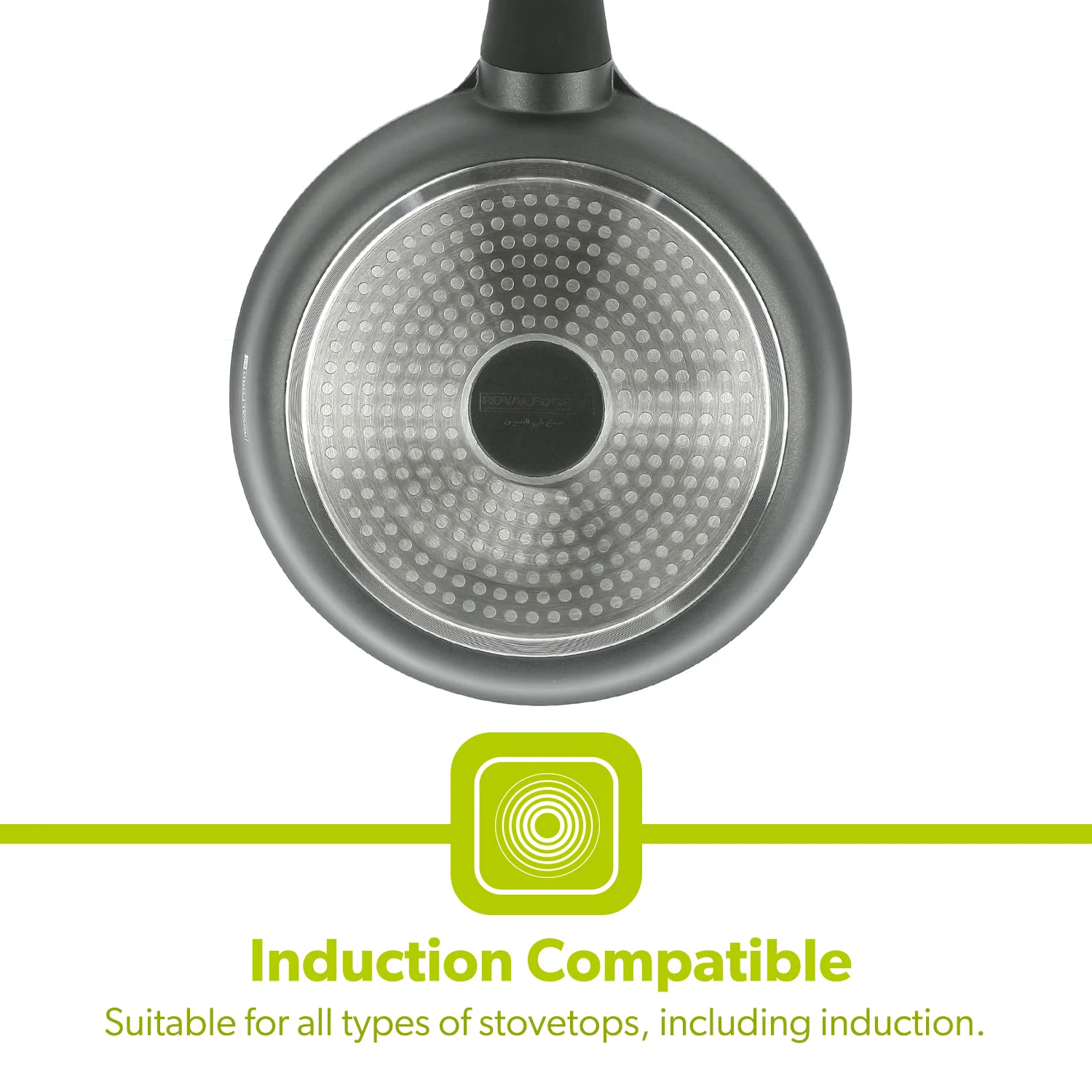 24cm Grey Die-Cast Aluminium Skillet with Durable Coating - Image 7