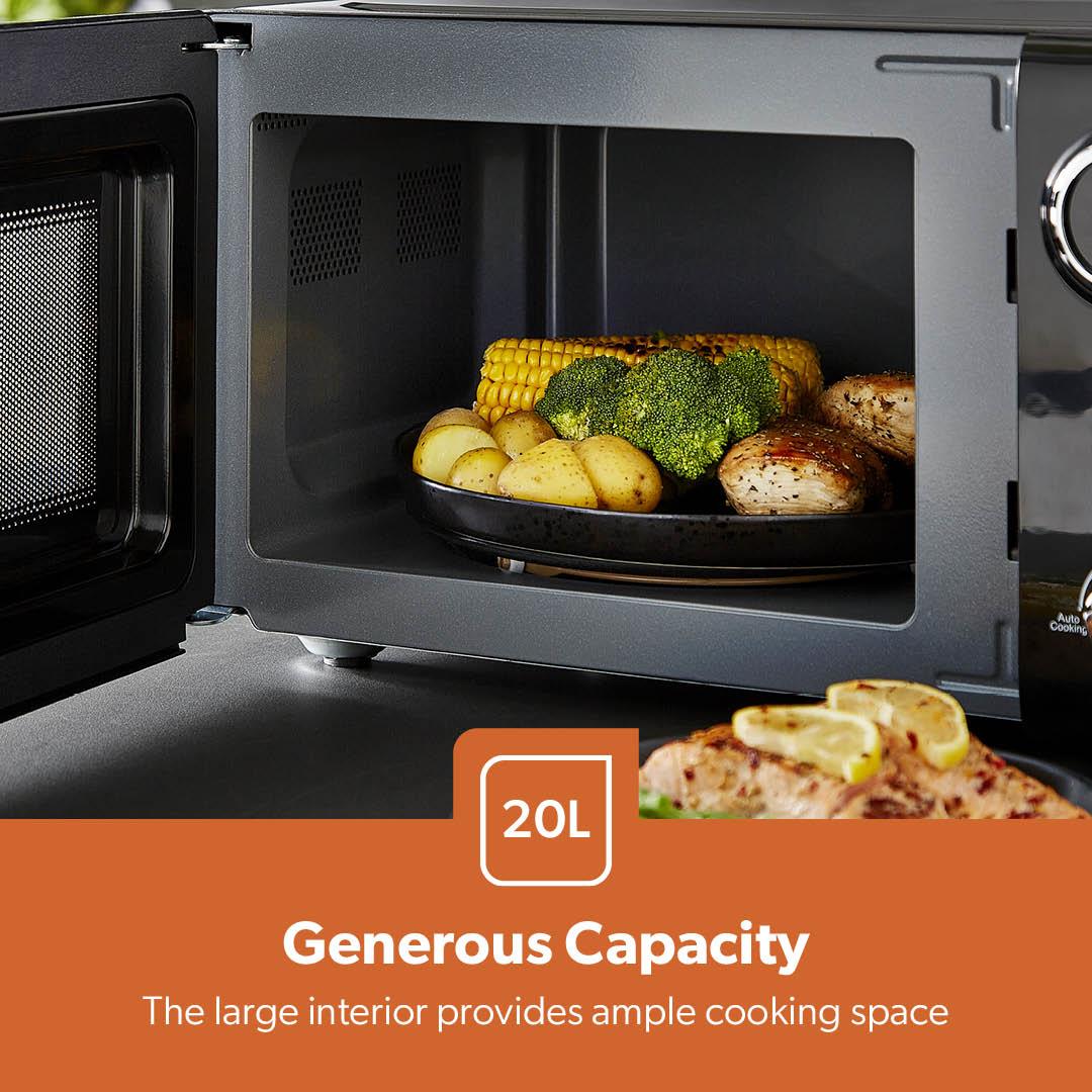 Digital 20L Microwave, Argyle 1.7L Kettle & 4 Slice Toaster Set - Image 4