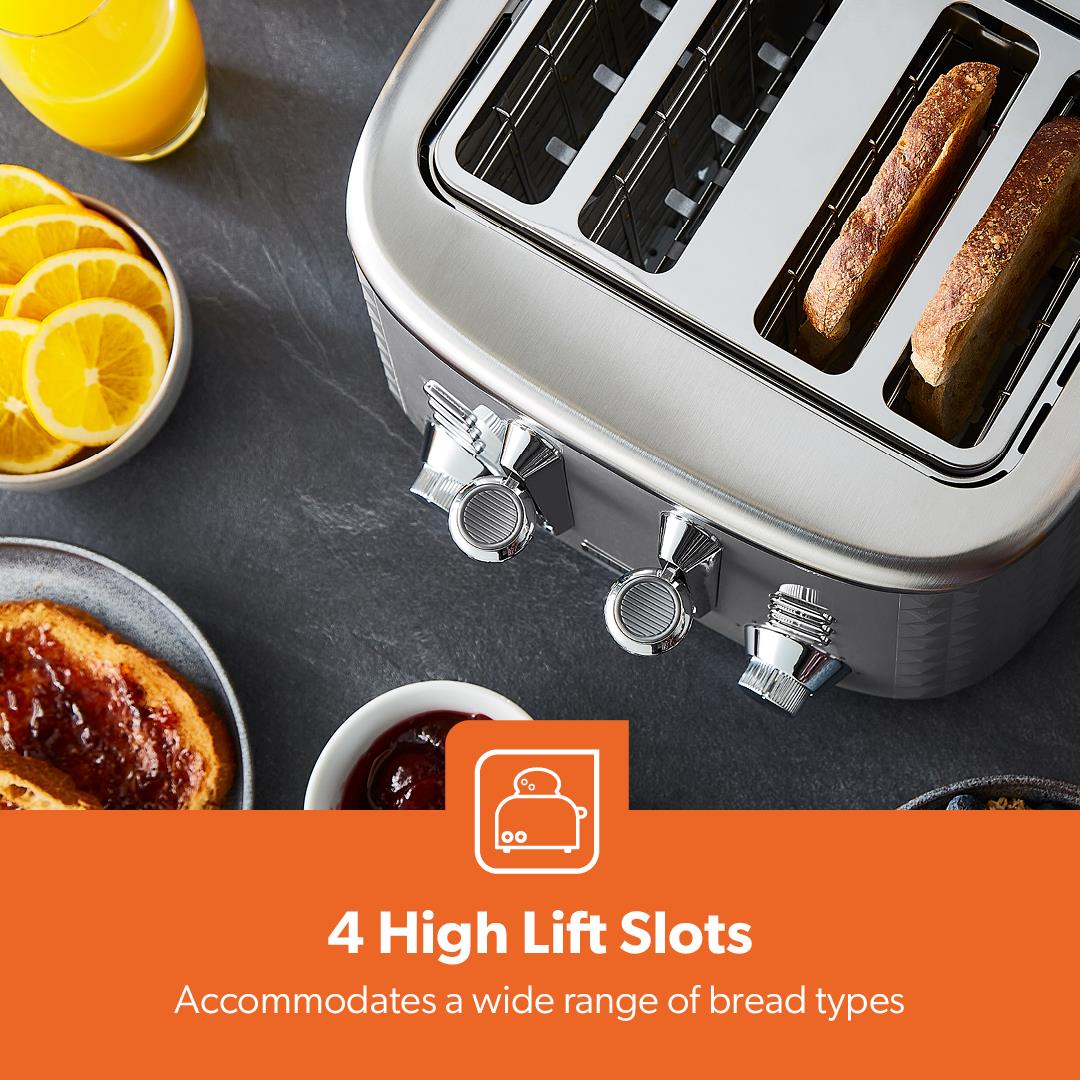 Digital 20L Microwave, Argyle Collection 1.7L Kettle & 4 Slice Toaster Set - Image 6