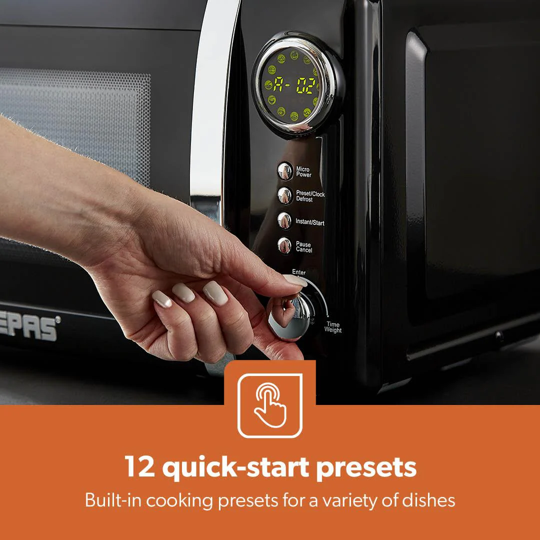 Digital 20L Microwave, Illuminating 1.7L Kettle & 4 Slice Toaster Set - Image 3