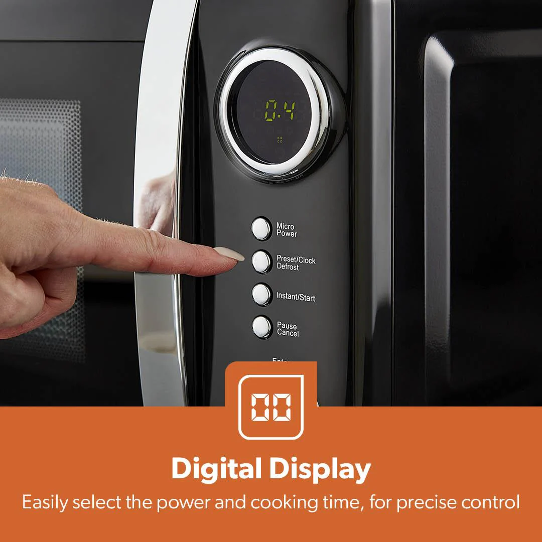 Digital 20L Microwave, Illuminating 1.7L Kettle & 4 Slice Toaster Set - Image 6