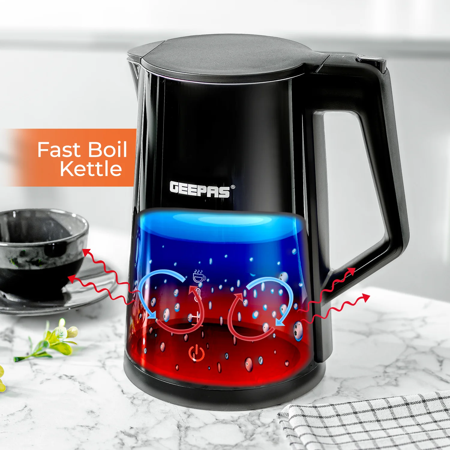 1.7L Digital LED Smart Touchscreen Electric Kettle - Image 4