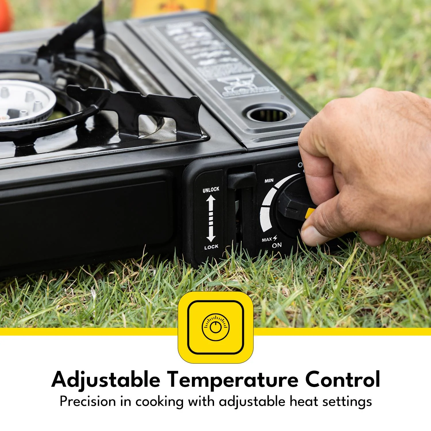 Double Burner Portable Outdoor & Indoor Gas Stove Cooker - Image 8